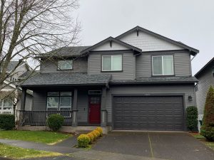Exterior house painting project. Beaverton Oregon